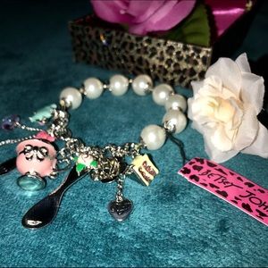 Betsey Johnson Stretch Charm Bracelet